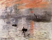 Claude Monet Impresstion Sunrise oil